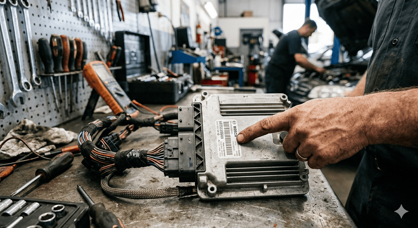 ecu: unidad de control del motor