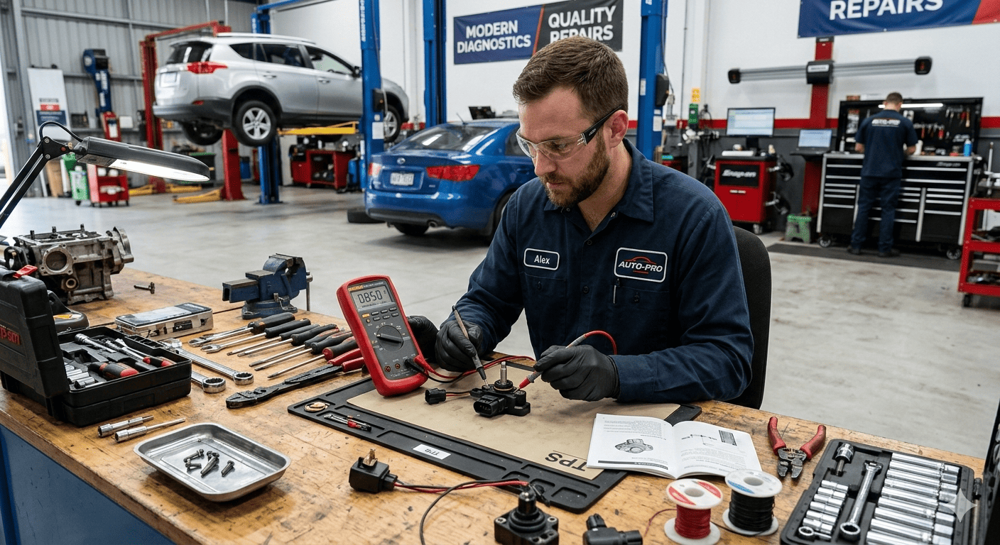 diagnóstico de sensores automotrices