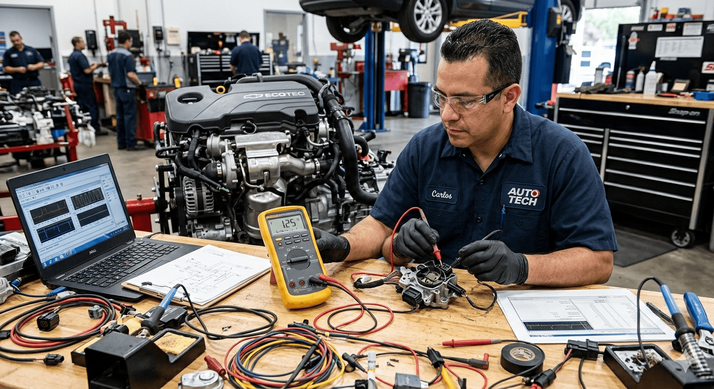 diagnóstico de sensores automotrices